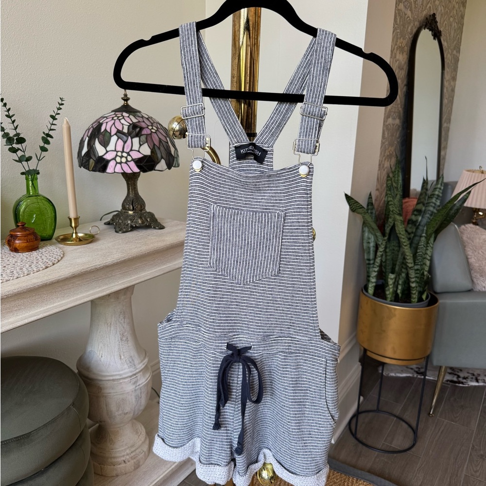 Kittenish Overalls with Front Pocket